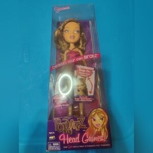 2005 Bratz Head Gamez! Yasmin Doll 10" NIB Discontinued Rare First Edition Ver 1